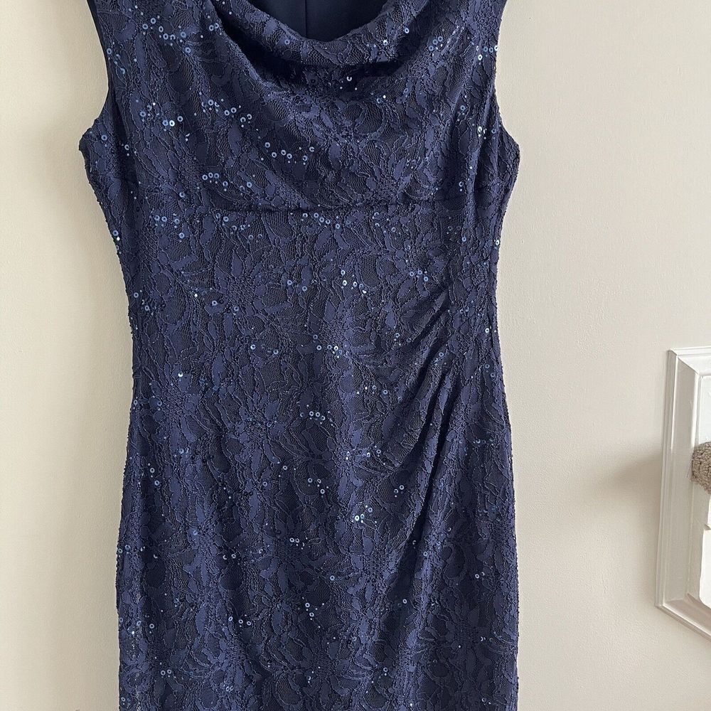 Ralph Lauren Sequin Stretch Dress size 16 - Picture 5 of 14